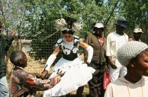 Le Cinématophone à Soweto, 1999 © Pertin
