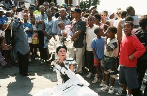Le Cinématophone à Soweto, 1999 © Pertin