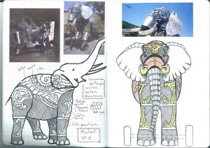 Transhumance, l'heure du troupeau - Dessins et croquis, Kiké
