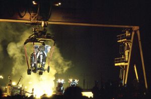 Transhumance, l'heure du troupeau à Noisy-le-Sec, 1996 © Pertin